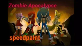 Zombie Apocalypse with Sonic, Tails, Knuckles and Amy