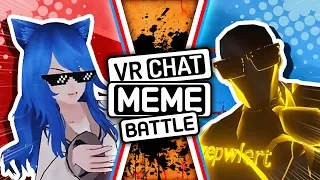 👊 this guy is so amazing!! I can't win!! 😱 【🎥VRchat meme battle👌】 - zepwlert