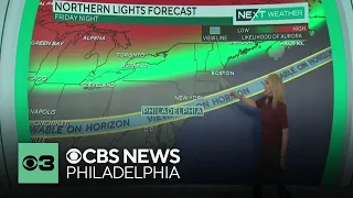 Will the Philadelphia area see the Northern Lights? Here's what we know.