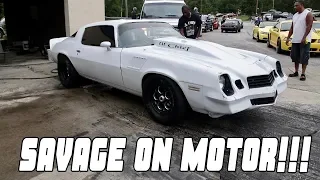 Z28 BIG BLOCK CAMARO IS A STRAIGHT  FORCE AND BEAST ON MOTOR ALONE!