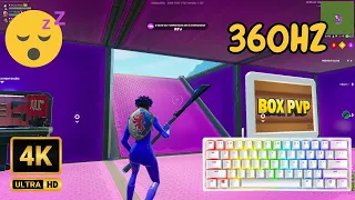 ASMR Fortnite Chill 😴 (360HZ - 0 PING)🌟Go Goated Zone Wars🐐 Keyboard and Mouse Razer Hunstam Mini 4K