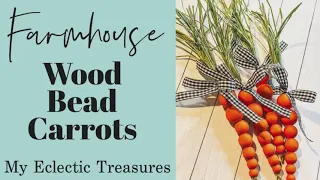 Wood Bead Carrot DIY