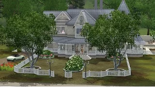 The Sims 3 Особняк в викторианском стиле " Белая роза ".