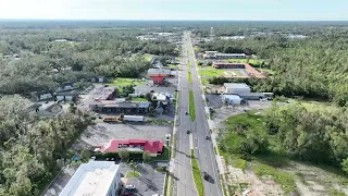 Drone video shows Hurricane Idalia aftermath