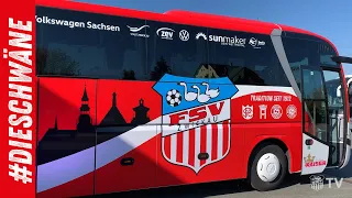 FSV Zwickau präsentiert neuen MANnschaftsbus