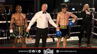 Jamie Devine vs Jahfieus Faure on VIPs Liverpool show at the Grand Central Hall (Apr 24 2024)