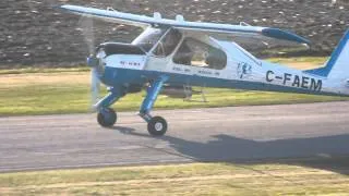 [HD] Pezetel PZL-104 Wilga 80 Landing and Takeoff CSU3