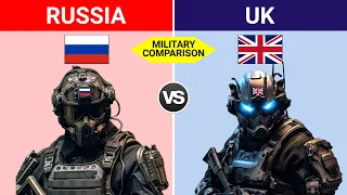 Russia vs UK Military Power Comparison 2024 / UK vs Russia