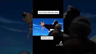 zoro takes luffy pain from kuma