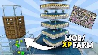 Minecraft Bedrock: AFK MOB XP FARM TUTORIAL! 1.17 (MCPE/Xbox/PS4/Switch/Windows10)