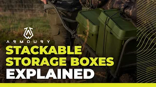 5 reasons why you need our brand new Armoury Stackable Storage Boxes 😍 | Carp Fishing