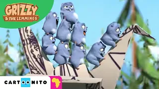 Grizzy and the Lemmings | Paper Swan | Cartoonito Africa