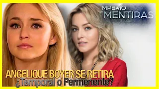 Angelique Boyer se retira de las telenovelas en el final de Imperio de Mentiras