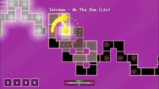 ADOFAI Custom. Shirobon - On The Run (w/o checkpoints)