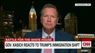 Kasich: Trump's immigration shift is not suprising