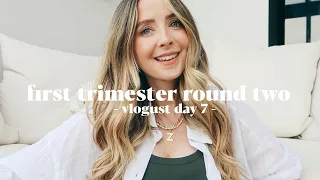 First Trimester In Second Pregnancy, Garden Center & Bouncy Castle Fun | Vlogust Day 7