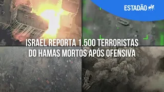 Exército israelense encontra 1.500 corpos de terroristas do Hamas em Israel e na Faixa de Gaza