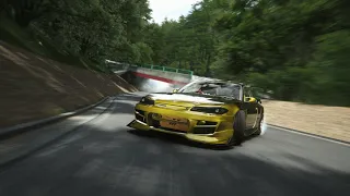 Gunsai Touge Drifting | Nissan Silvia S15 Uras X Car Modify Wonder | Assetto Corsa 4K