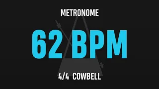 62 BPM 4/4 - Best Metronome (Cowbell)