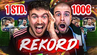 REKORD zum LALIGA TOTS! WER erreicht MEHR in 1 STUNDE mit 100€ in EA FC 24 🔥🤯 (ACCOUNT BATTLE 🏆)