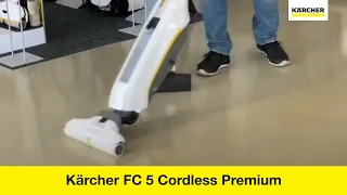 Karcher FC 5 Cordless Premium - сборка и демонстрация