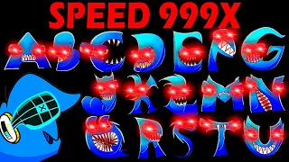 Alphabet Death Alphabet Lore vs Number Lore Everyone 1 Evil Eyes Reverse Monstr Evil Speed 999X