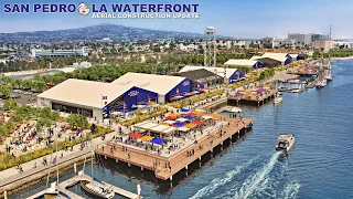 $150 Million San Pedro West Harbor Aerial Construction Update