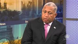 Fijian Prime Minister Voreqe Bainimarama Interviewed on G77 Chairmanship