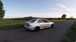 Mercedes C32 amg 400bhp supercharger whine