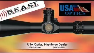 USA Optics: BEAST by Nightforce 5-25x56 Scope