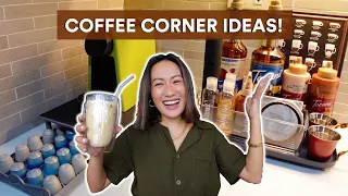 Coffee Corner At Home (Easy DIY Coffee Area) | Laureen