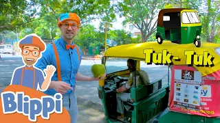 Blippi Travels To India! Learning Vehicles With Blippi | Educational Videos For Kids