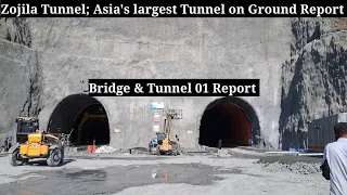 Zojila Tunnel; India largest Tunnel construction in J&k on Ground Report | 2 October 2023