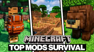 Top 5 Mods que Mejoran el Survival para Minecraft 1.19.2 😲🔥