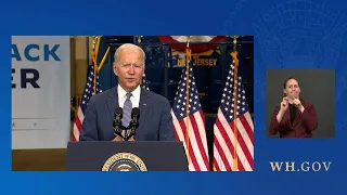 President Biden Delivers Remarks on the Build Back Better Agenda & Bipartisan Infrastructure Deal