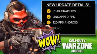 WARZONE MOBILE NEW GRAPHICS AND FPS SETTINGS (NEW UPDATE)