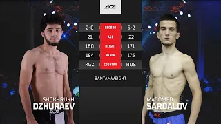 Шохрух Джураев vs. Магомед Сардалов | Shokhrukh Dzhuraev vs. Magomed Sardalov | ACA YE 44