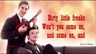 Glee - Raise Your Glass Official Video Lyrics !