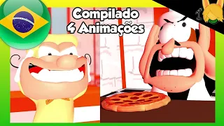 Compilado 4 animações do Pizza Tower de Lyon SPD (Dublado PT-BR)