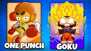 One Punch Man VS Goku in BTD 6!