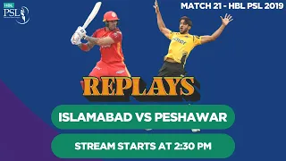 #HBLPSLReplays | Islamabad United vs Peshawar Zalmi | Match 21 | HBL PSL 4