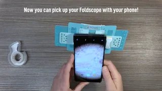 Foldscope viewing methods