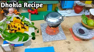 Miniature Dhokla l Dhokla Recipe l Khaman l Mini food