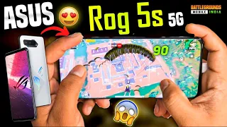 "Asus Rog Phone 5s 5G" BGMI/PUBG Gaming Review(90fps+Constant!😱🤯)Graphics,Heat & FPS Explained!😍🔥