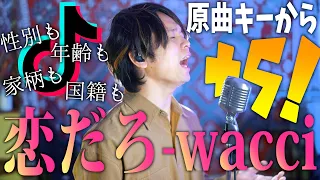 【原曲から＋5】wacciの"恋だろ"キーあげて熱唱したら気持ち良すぎたからカラオケに勧めたい！