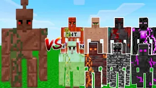 Enchanted Iron Golem vs All Golems - Enchanted Iron Golem vs Extra Golems