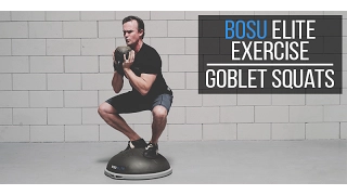 BOSU Elite Exercise: Compression Goblet Squat