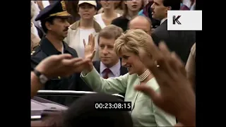 1996 Princess Diana Visits Chicago Northwestern Uni