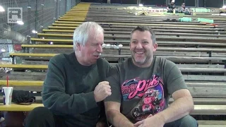 RACER: Robin Miller at the Chili Bowl with Tony Stewart