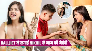 Dalljiet Kaur Ke Haath Mein Saj Gayi Mehndi, Social Media Par Viral Hua Video